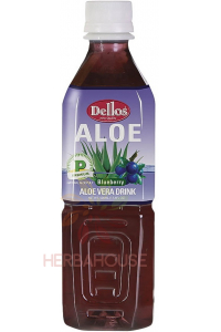 Obrázek pro Dellos Aloe vera nesycený nápoj s borůvkovou příchutí (500ml)