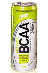 Obrázek pro Maxx BCAA Mix Lime sycený nealkoholický nápoj s příchutí citrusového ovoce (330ml)
