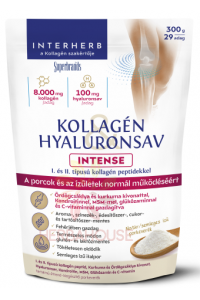 Obrázek pro Interherb Intense Prášek kolagen a kyselina hyaluronová (300g)