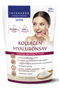 Obrázek pro Interherb Prášek kolagen a kyselina hyaluronová (400g)