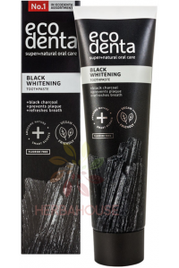 Obrázek pro Ecodenta Black Whitening bělící zubní pasta bez fluoridů (75ml)