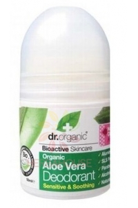 Obrázek pro Dr.Organic Přírodní deodorant s Aloe Vera bez hliníkových solí a alkoholu (50ml)