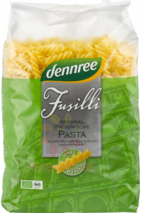 Obrázek pro Dennree Bio durum těstoviny - fusilli (500g)