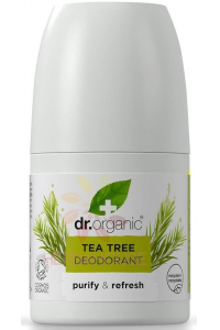 Obrázek pro Dr.Organic Přírodní deodorant s Tea Tree bez hliníkových solí a alkoholu (50ml)