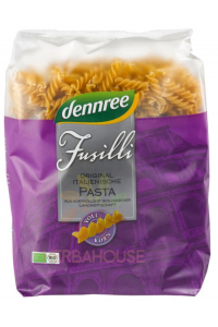 Obrázek pro Dennree Bio durum celozrnné těstoviny - fusilli (500g)