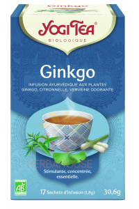 Obrázek pro Yogi Tea® Bio Ajurvédský čaj Ginkgo (17ks)