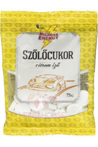 Obrázek pro Microse Hroznový cukr pastilky s citrónovou příchutí (75g)