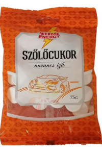 Obrázek pro Microse Hroznový cukr pastilky s pomerančovou příchutí (75g)