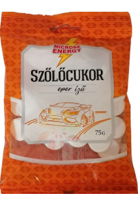 Obrázek pro Microse Hroznový cukor pastilky jahodová príchuť (75g)