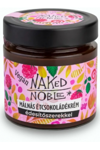 Obrázek pro Naked Noble Krém z hořké čokolády s lyofilizovanými malinami se sladidlem (200g)