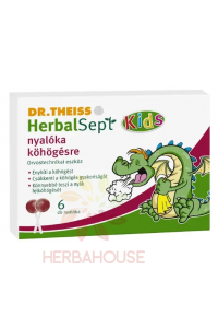 Obrázek pro Dr.Theiss HerbalSept Kids lízátka na kašel (6ks)