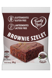 Obrázek pro Family Heart Bezlepkový a bezlaktózový Brownie řez kakaový (30g)