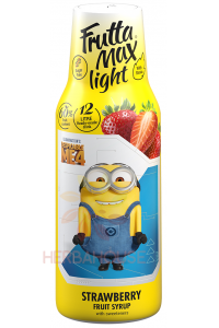 Obrázek pro Fruttamax Minions Light sirup se sladidlem jahoda (500ml)