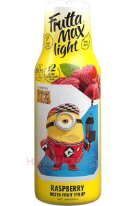 Obrázek pro Fruttamax Minions Light sirup se sladidlem malina (500ml)