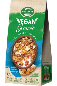 Obrázek pro Cerbona Vegan Granola s kokosem a goji (300g)