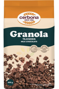 Obrázek pro Cerbona Mléčna čokoládová granola (450g)