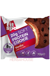 Obrázek pro FitSpo Bezlepkový Proteinový koláček s vanilkovou náplní bez přidaného cukru (70g)