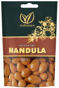 Obrázek pro Real Nature Mandle v karamelu (75g)