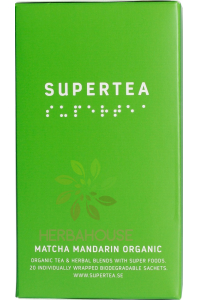 Obrázek pro Teministeriet Supertea Bio Zelený čaj Matcha mandarin (20ks)