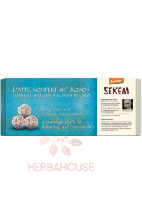 Obrázek pro Demeter Sekem Bio Datlové kuličky s kokosem (120g)
