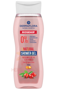 Obrázek pro Dermaflora Sprchový gel s olejem z růžových šipek a vitamínem C (250ml)