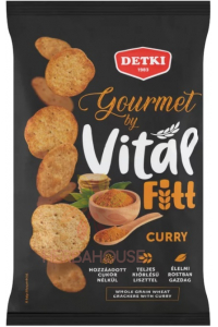 Obrázek pro Detki Vitál Fitt Gourmet Slané krekry s příchutí curry (100g)