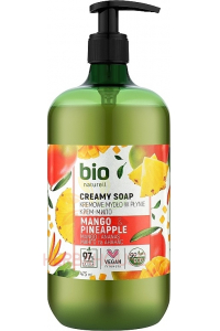 Obrázek pro Bio Naturell Tekuté krémové mýdlo s pumpičkou Mango a Ananas (473ml)