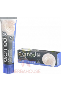Obrázek pro Biomed Calcimax Bio přírodní remineralizační zubní pasta s extrakty z mořských řas a růžového jílu (100g)