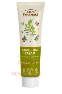 Obrázek pro Green Pharmacy Krém na ruce a nehty - olivový olej a goji (100ml)