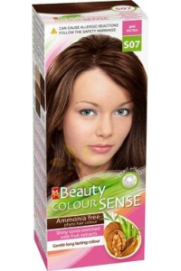 Obrázek pro MM Beauty Colour Sense permanentní barva na vlasy S07 - divoký kaštan (125ml)
