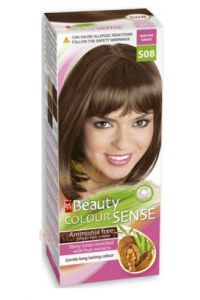 Obrázek pro MM Beauty Colour Sense permanentní barva na vlasy S08 - mléčná čokoláda (125ml)