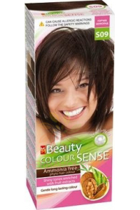 Obrázek pro MM Beauty Colour Sense permanentní barva na vlasy S09 - hořká čokoláda (125ml)