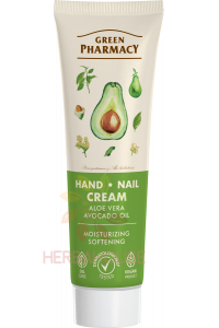 Obrázek pro Green Pharmacy Krém na ruce a nehty - aloe vera a avokádový olej (100ml)