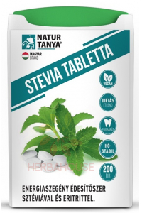 Obrázek pro Natur Tanya Stevia sladidlo – tablety se stévií a erytritolem v dávkovači (200ks)