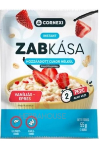 Obrázek pro Cornexi Ovesná kaše vanilka a jahoda bez cukru se sladidlem (55g)