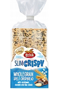 Obrázek pro Brick Slim&Crispy Celozrnné křehké plátky se semínky (130g)