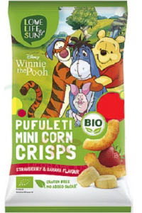 Obrázek pro LLS Bio Bezlepkový Winnie the Pooh kukuřičný snack s jahodovo-banánovou příchutí (30g)