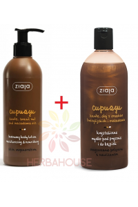 Obrázek pro Ziaja Cupuaçu Samoopalovací hydratační a výživné tělové mléko + dárek sprchový gel Cupuaçu (300ml + 500ml)