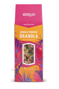 Obrázek pro Hester´s Life Jungle Boogie Bezlepková granola s borůvkami a malinami bez přidaného cukru (300g)
