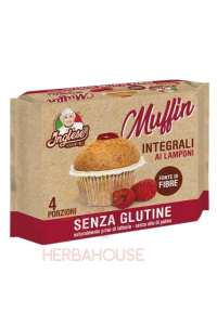 Obrázek pro Inglese Muffin Bezlepkové celozrnné muffiny s malinovou náplní (160g)