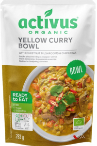 Obrázek pro Activus Bio Veganské žluté kari s hnědými houbami a cizrnou (283g)