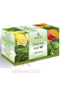 Obrázek pro Mecsek Porcovaný mix2 zelených čajů – mango, citron, máta, natur (20ks)