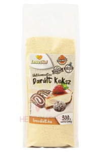 Obrázek pro LoveDiet Bezlepkové mleté ​​sušenky bez přidaného cukru se sladidly (300g)