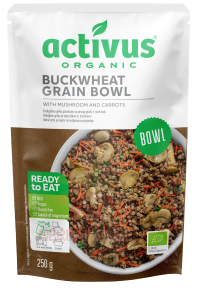 Obrázek pro Activus Bio Veganská pohanková mísa s houbami a mrkví (250g)