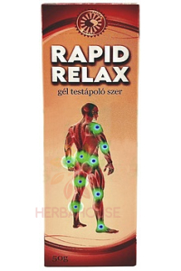 Obrázek pro Sun Moon Rapid relaxační gel na tělo s extra silným hřejivým účinkem na svaly a klouby (50g)