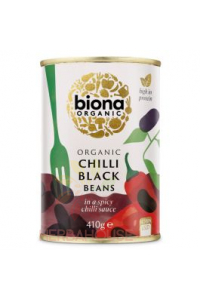 Obrázek pro Biona Bio Černé fazole v pikantní chilli omáčce (410g)