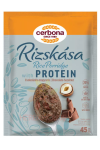 Obrázek pro Cerbona Protein Rýžová kaše s čokoládou, lískovými oříšky a inulinem (45g)