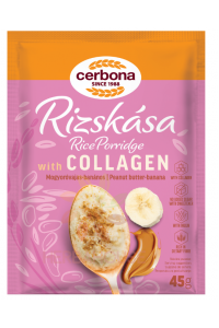 Obrázek pro Cerbona Rýžová kaše s kolagenem a inulinem - arašídové máslo a banán (45g)