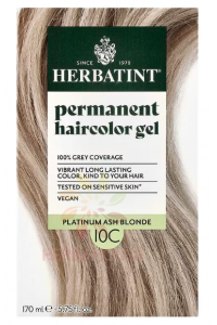 Obrázek pro Herbatint Přírodní permanentní barva na vlasy 10C - švédská blond (170ml)