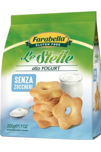 Obrázek pro Farabella Le Stelle Bezlepkové jogurtové sušenky bez přidaného cukru (200g)